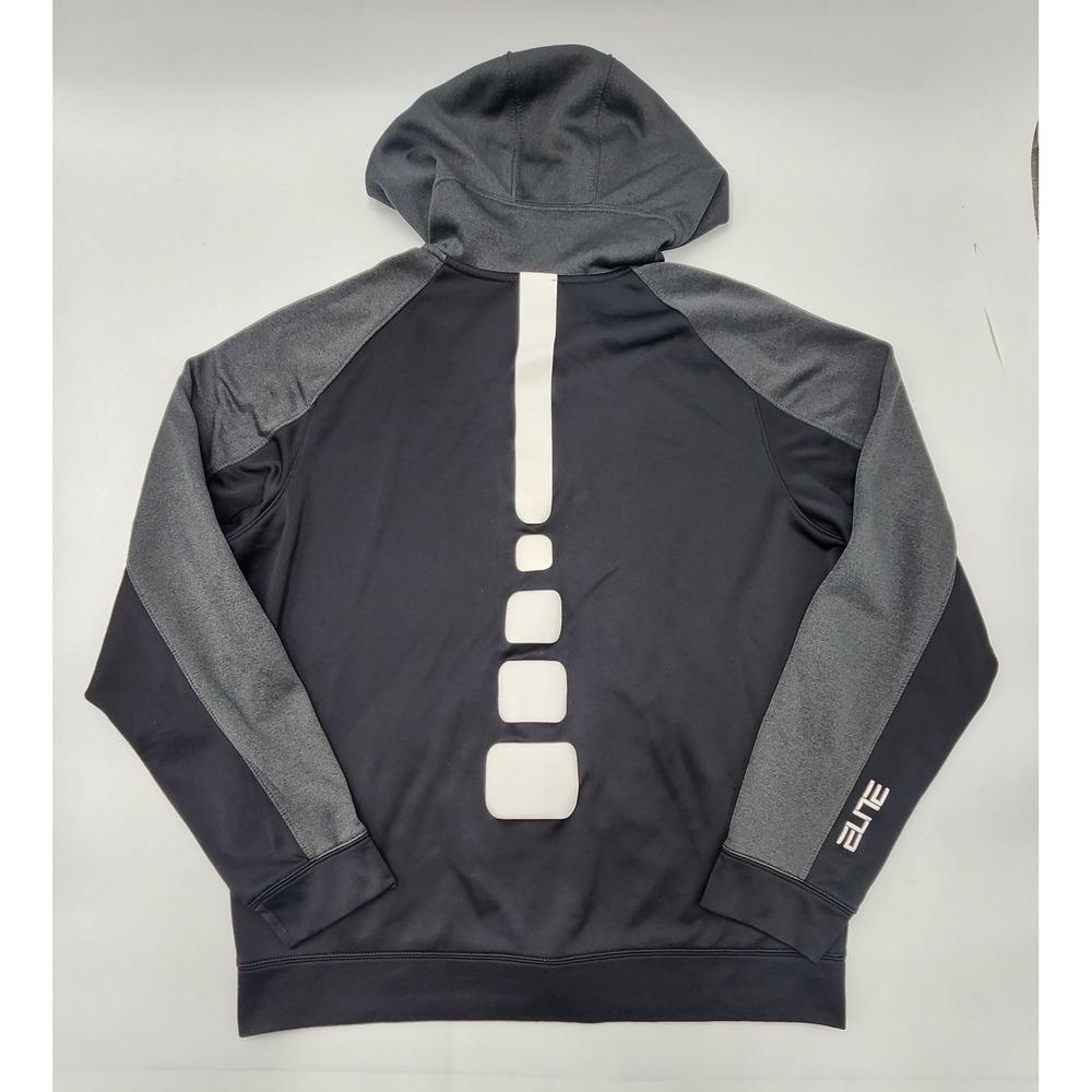 Men's XL Elite Nike Black Vintage Therma-Fit‎ Full-Zip Jacket Reflective